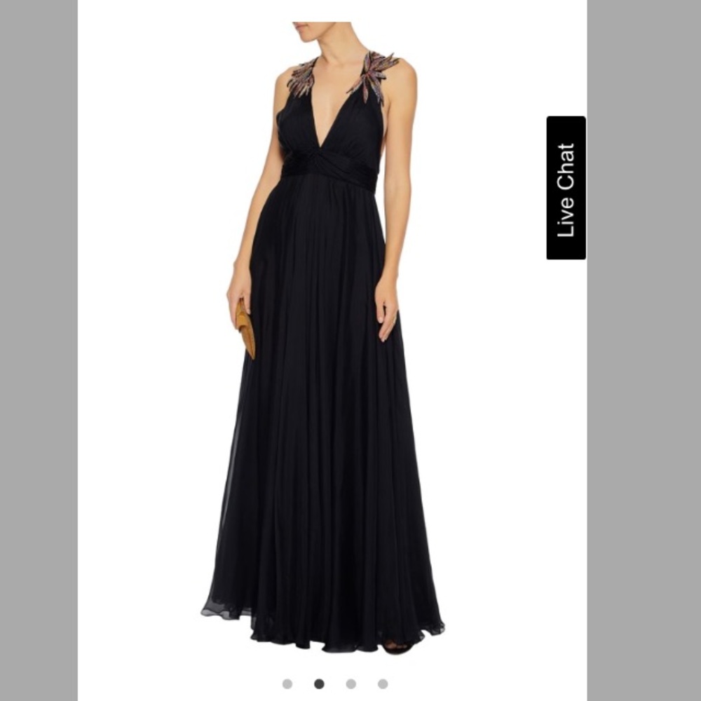 NWT Emilio Pucci Crystals Beaded Chiffon Gown - Picture 2 of 4